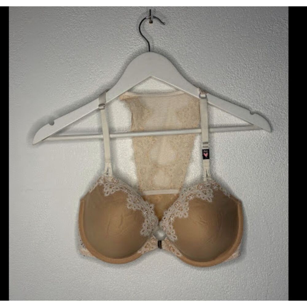 Victoria’s Secret Dream Angels Lace Demi Bra Nude 36D